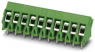 Leiterplattenklemme, 11-polig, RM 5 mm, 0,14-2,5 mm², 17.5 A, Schraubanschluss, grün, 1988891