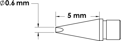 MFTC-7CN5003 METCAL Lötspitzen, Entlötspitzen und Heißluftdüsen Bild 1