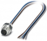 Sensor-Aktor Kabel, M12-Flanschstecker, gerade auf offenes Ende, 5-polig, 0.5 m, 4 A, 1554623