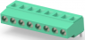 Leiterplattenklemme, 8-polig, RM 5.08 mm, 0,05-3 mm², 17.5 A, Käfigklemme, grün, 282851-8