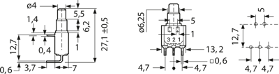 18235WAD-3 APEM Pushbutton Switches Image 2