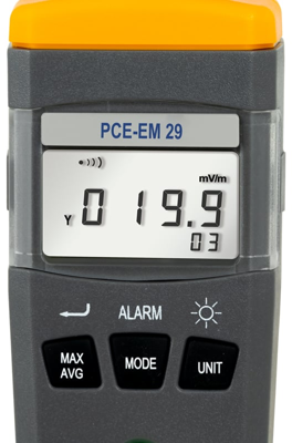 PCE-EM 29 PCE Instruments Luxmeter, Schallpegelmesser, Magnetfeldtester Bild 3