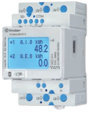 Energiezähler, 3-phasig, LCD, 7M.38.8.400.0212