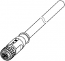 Sensor-Aktor Kabel, M12-Kabeldose, gerade auf offenes Ende, 4-polig, 0.5 m, TPE, violett, 21348900487005