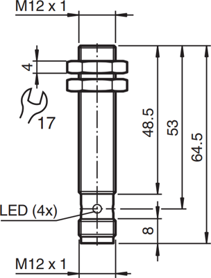 NXB4-12GM50--E2-V1 PEPPERL+FUCHS Näherungsschalter, Reedschalter Bild 2