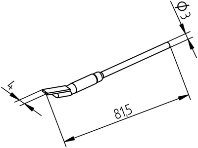 0452FDLF040/SB Ersa Lötspitzen, Entlötspitzen und Heißluftdüsen Bild 2