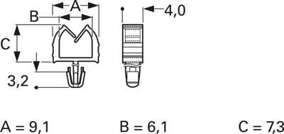 9664AA00 fastpoint Cable Holders Image 2