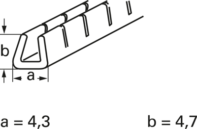 GEE99F-C Panduit Kantenschutzprofile