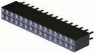 Buchsenleiste, 30-polig, RM 2.54 mm, gerade, schwarz, 6-535542-5
