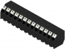 Leiterplattenklemme, 13-polig, RM 5 mm, 0,13-1,5 mm², 12 A, Federklemmanschluss, schwarz, 1884690000