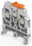 Reihenklemme, Schraubanschluss, 4,0 mm², 2-polig, 20 A, 4 kV, grau/orange, 1SNA115986R0000