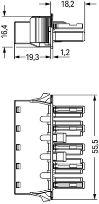 770-725/009-000 WAGO Gerätesteckverbinder Bild 2