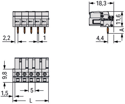 722-240 WAGO PCB Connection Systems Image 2