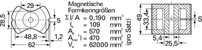 B65684A0315A027 TDK (EPCOS) Ferrite cores Image 2