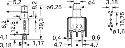 18235YCD-3 APEM Pushbutton Switches Image 2