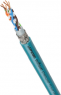 PUR Ethernet-Kabel, Cat 5e, Ethernet/IP, 8-adrig, AWG 19, blau, 21704891