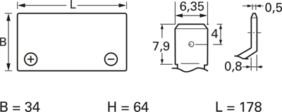 NP2.3-12 Yuasa Bleiakkus, Lithium-Ionen-Akkus Bild 2