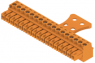 Buchsenleiste, 17-polig, RM 3.81 mm, gerade, orange, 1236420000
