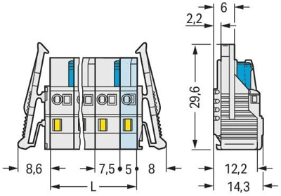 721-212/037-000 WAGO PCB Connection Systems Image 2