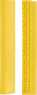 Rampen gelb mit negativer Verzahnung, Abm.: 608x100x10,5 mm