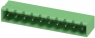 Stiftleiste, 10-polig, RM 5 mm, abgewinkelt, grün, 1757543