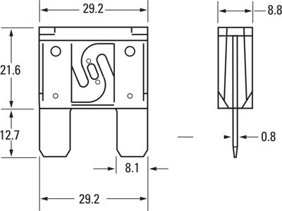 0299020.ZXNV Littelfuse KFZ Flachsicherungen Bild 2