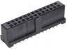 Federleiste, 26-polig, RM 2.54 mm, gerade, schwarz, 09195266822