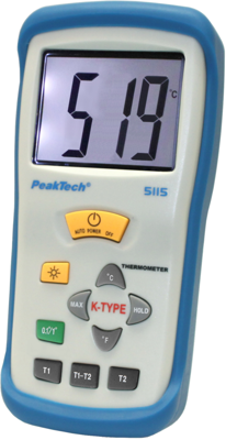 P 5115 PeakTech Thermometer, Anzeigegeräte Bild 1