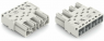 Stecker, 4-polig, Federklemmanschluss, 0,5-4,0 mm², weiß, 770-234