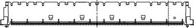 401-55101-51 ept DIN Messerleisten, DIN Federleisten Bild 2