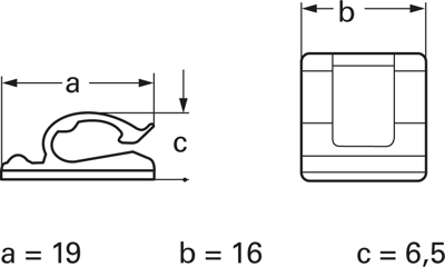 ACC19-A-C Panduit Kabelhalter Bild 2