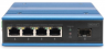 Ethernet PoE switch, unmanaged, 4 Ports, 100 Mbit/s, 48-57 VDC, DN-651131