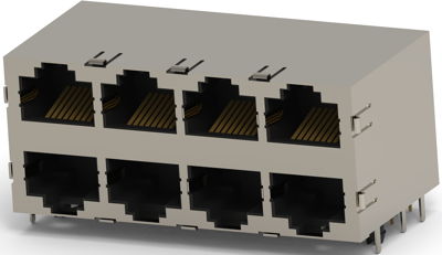 1734715-2 AMP Modularsteckverbinder Bild 1