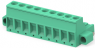 Leiterplattenklemme, 9-polig, RM 5.08 mm, 0,05-3 mm², 15 A, Käfigklemme, grün, 796859-9