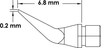 MFT-7CNB6802 METCAL Lötspitzen, Entlötspitzen und Heißluftdüsen Bild 3