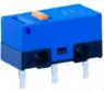 Subminiature snap-action switch, On-On, roller lever, 4.9 N, 0.1 (0.1) A/125 VAC, 250 VAC, DGG3-E7RD