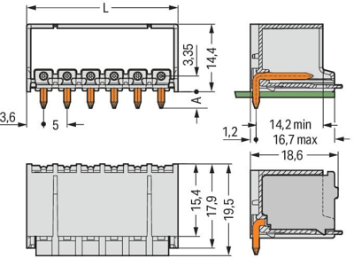 2092-1424/200-000/997-406 WAGO PCB Connection Systems Image 2