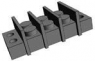 Leiterplattenklemme, 3-polig, RM 9.53 mm, 0,3-3,0 mm², 20 A, Schraubanschluss, schwarz, 1546306-3