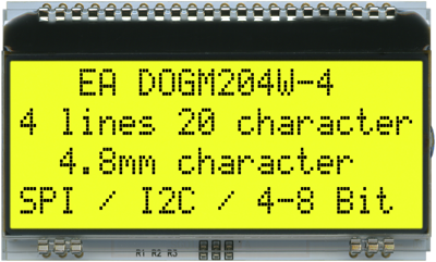 EA DOGM204W-A DISPLAY VISIONS LCD-Module