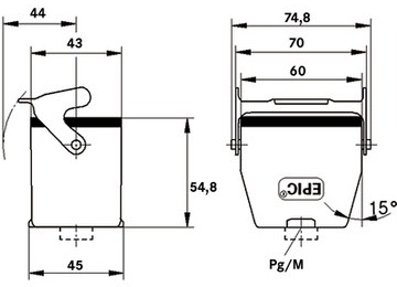 19014000 LAPP Housings for HDC Connectors Image 2