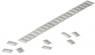 Edelstahl Kabelmarkierer, beschriftbar, (B x H) 131 x 10 mm, silber, 1912150000