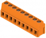 Leiterplattenklemme, 9-polig, RM 5.08 mm, 0,2-2,5 mm², 15 A, Schraubanschluss, orange, 9994180000