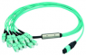 LWL-Kabel, MT/MPO auf LC, 3 m, OM3, Multimode 50/125 µm