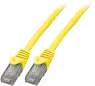 Patchkabel, RJ45-Stecker, gerade auf RJ45-Stecker, gerade, Cat 5e, U/UTP, LSZH, 0.5 m, gelb