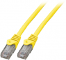 Patchkabel, RJ45-Stecker, gerade auf RJ45-Stecker, gerade, Cat 5e, U/UTP, LSZH, 1.5 m, gelb