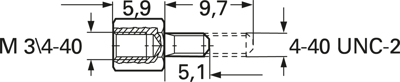 1-828101-1 AMP Zubehör für D-Sub Steckverbinder, USB Steckverbinder, PC Steckverbinder