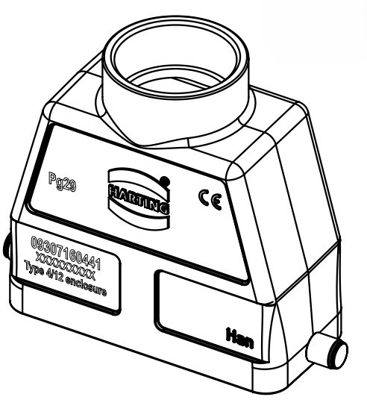 09307160441 Harting Gehäuse für schwere Steckverbinder