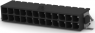 Stiftleiste, 24-polig, RM 3 mm, gerade, schwarz, 5-794627-4
