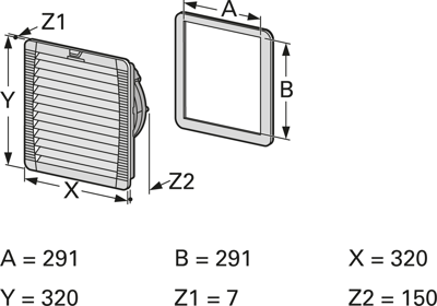 PF66.000 Pfannenberg Einbauventilatoren Bild 5