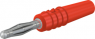 2 mm Stecker, Lötanschluss, 0,5 mm², rot, 22.2619-22